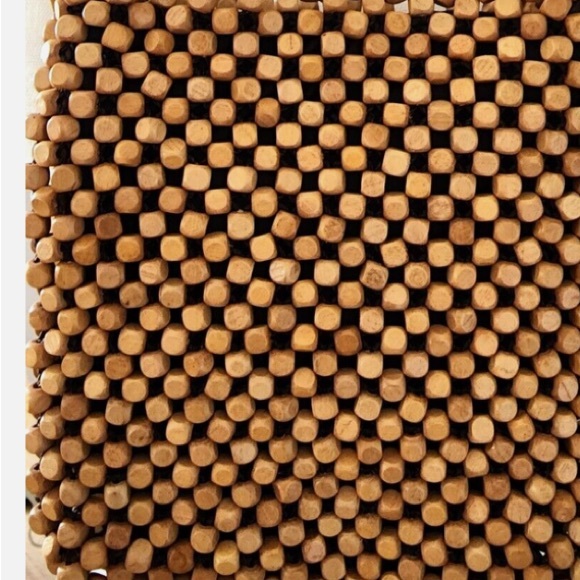 The Sak Wooden Beaded Double Handles Boho Bag - Picture 2 of 7